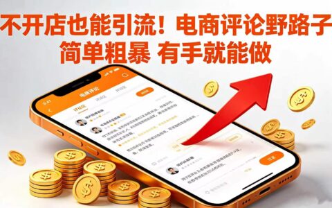 2025电商评论引流实战：零基础也能做的被动收入方法