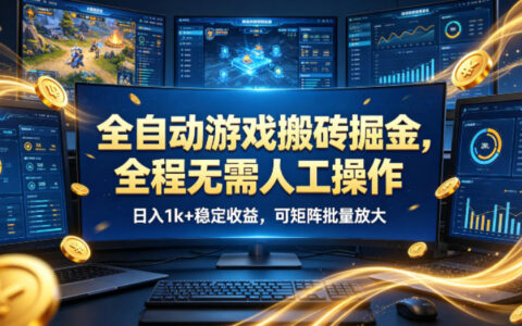 2025游戏被动收入自动化策略：实测可批量放大实战指南