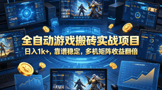 2025游戏搬砖实战项目：稳定收益策略与多设备优化指南