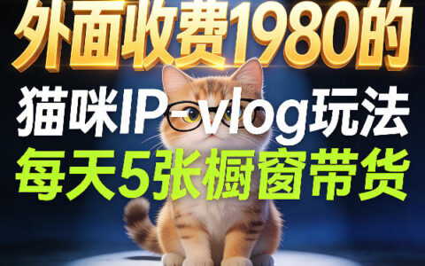 宠物猫咪IP运营实测：26条视频涨粉29W，橱窗带货策略拆解