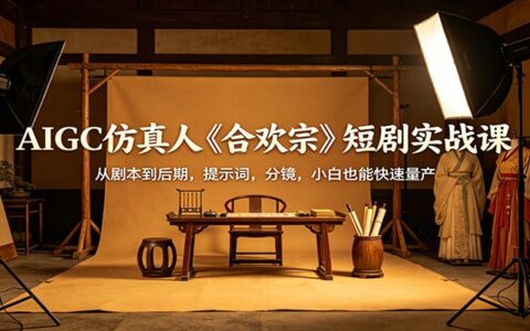 AIGC仿真人短剧实战教程：从剧本到后期全流程，新手快速量产变现指南