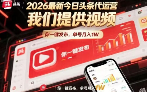 今日头条被动收入项目实操指南：你9我1分成策略，一键发布轻松变现