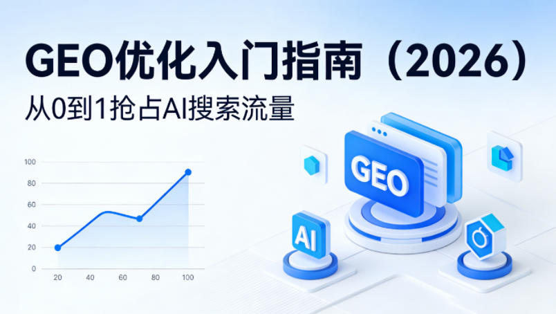 【2026最新】GEO优化实操入门指南：从0到1掌握AI搜索流量变现策略