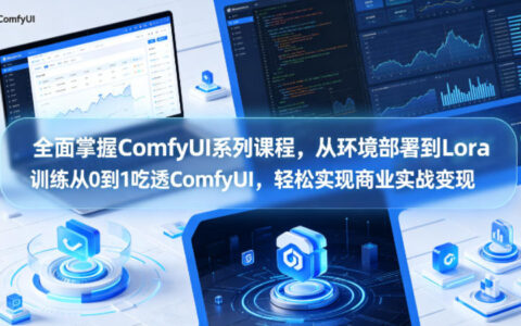ComfyUI系列课程实战指南：从部署到Lora训练，0基础掌握变现策略