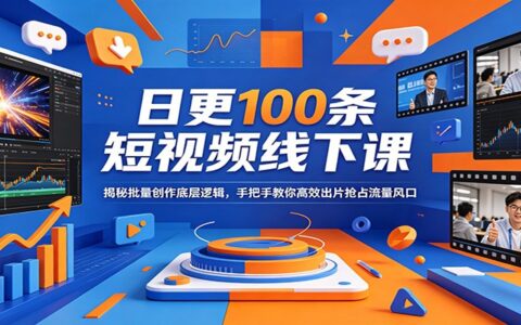 短视频批量创作实战课：揭秘高效产出底层逻辑，实操指南抢占流量变现