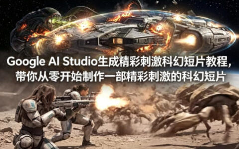 Google AI Studio科幻短片变现实战教程：从零制作盈利短片指南【双语字幕】