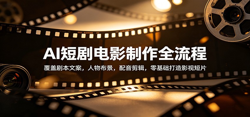 AI短剧制作变现实操：零基础打造影视短片全流程指南