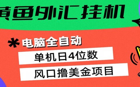 2025黄鱼外汇自动化策略：被动收入实战指南