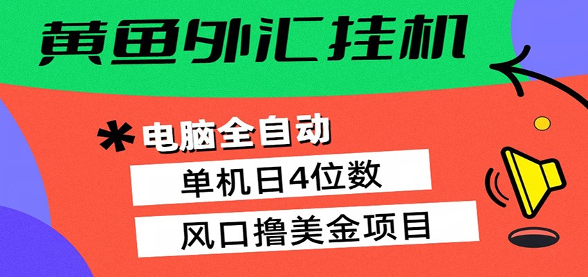 2025黄鱼外汇自动化策略：被动收入实战指南