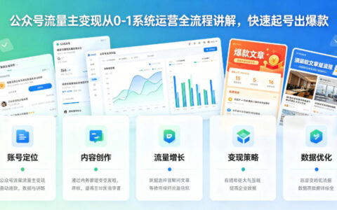 2025公众号流量主变现实战：从0到1全流程拆解指南