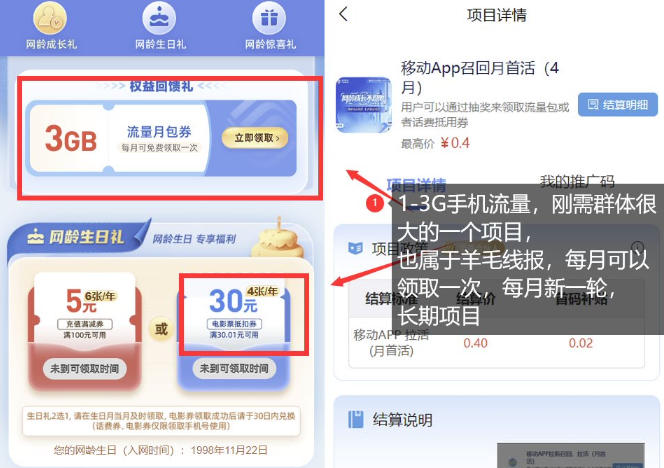 2025手机流量领取项目实操：每月一轮的刚需长期变现指南