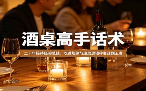 沟通变现策略：二十年接待经验总结，掌握底层逻辑高效提升话题能力