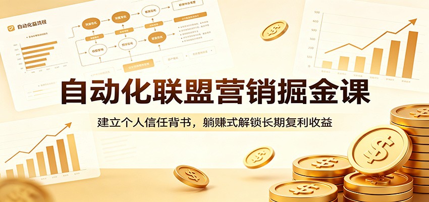 自动化联盟营销掘金策略：打造个人信任背书，解锁长期被动收益