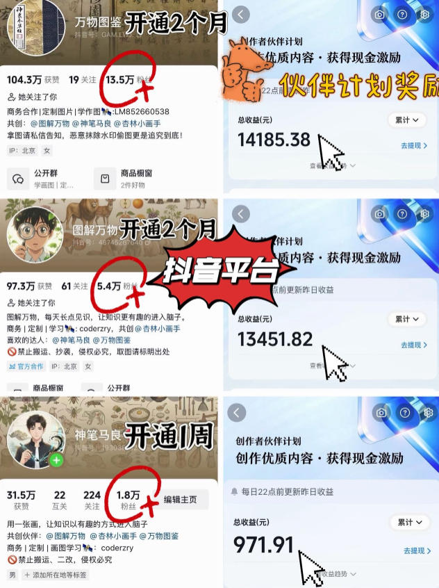 抖音17W粉丝博主实测AI作图实战教程：0基础快速上手，加入创作者伙伴计划探索变现增收