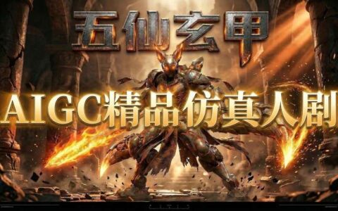 AIGC仿真人短剧变现实战：五仙玄甲风案例拆解与实操指南