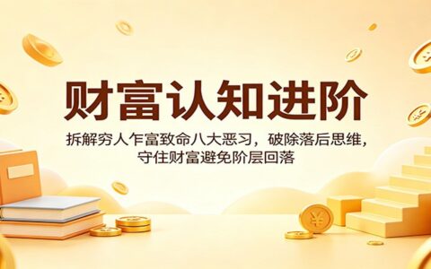 财富认知进阶：拆解避免财富流失的八大错误策略，实战指南守住资产