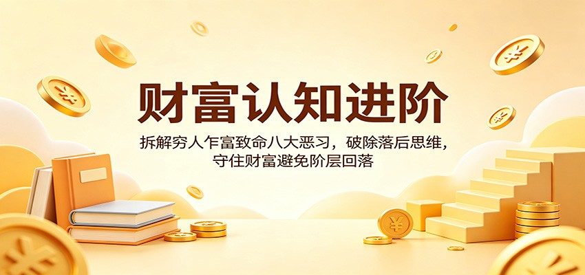财富认知进阶：拆解避免财富流失的八大错误策略，实战指南守住资产