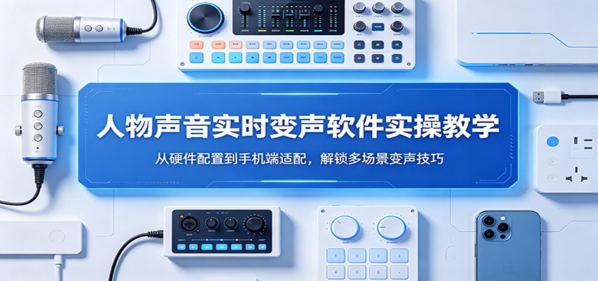声音变声软件实战教程：硬件配置到手机端适配全攻略，掌握多场景变现技巧