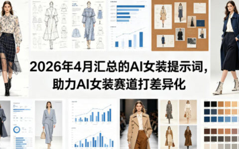2026年4月AI女装提示词实操指南：女装赛道差异化策略