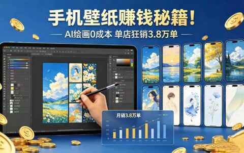 2025AI绘画手机壁纸变现实战：低成本方法案例拆解