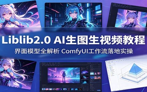 Liblib2.0 AI生图生视频变现教程：界面模型全解析与ComfyUI工作流实操