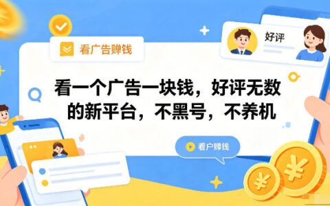《广告变现新平台实战攻略：单机多账号操作，稳定收益防封号，用户口碑验证》