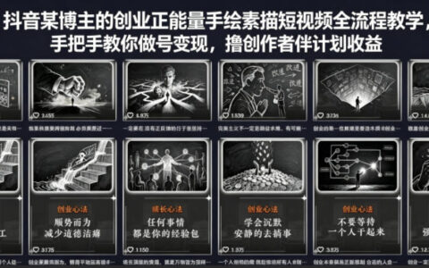 抖音手绘素描短视频实操指南：从做号到变现，实测创作者伙伴计划收益策略