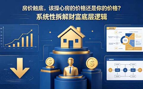 付费买房财富底层逻辑：房价触底后你的资产价格与应对策略