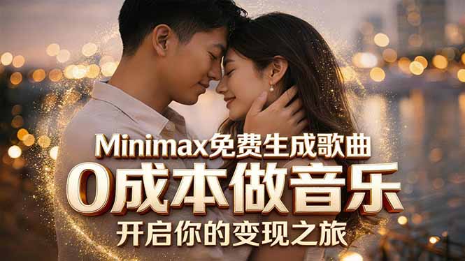 Minimax音乐生成实测：低成本创作歌曲指南，说唱流行Lofi一键变现