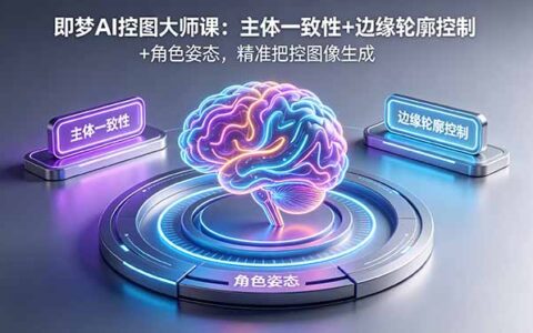 即梦AI控图大师课：主体一致性+轮廓姿态控制，精准生成商业级图像