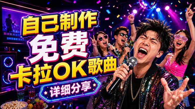 免费卡拉OK视频制作教程:Suno+Moises音轨分离字幕技巧,零基础快速出片 免费卡拉OK视频制作教程:Suno+Moises音轨分离字幕技巧,零基础快速出片