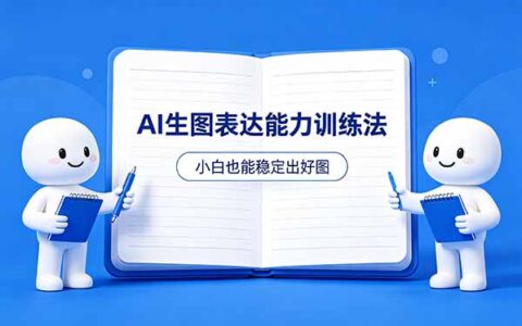 AI生图核心是表达能力！这套实战方法让新手也能稳定产出变现好图