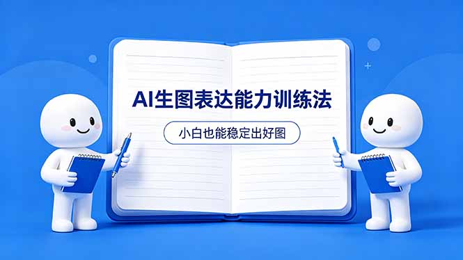 AI生图核心是表达能力！这套实战方法让新手也能稳定产出变现好图