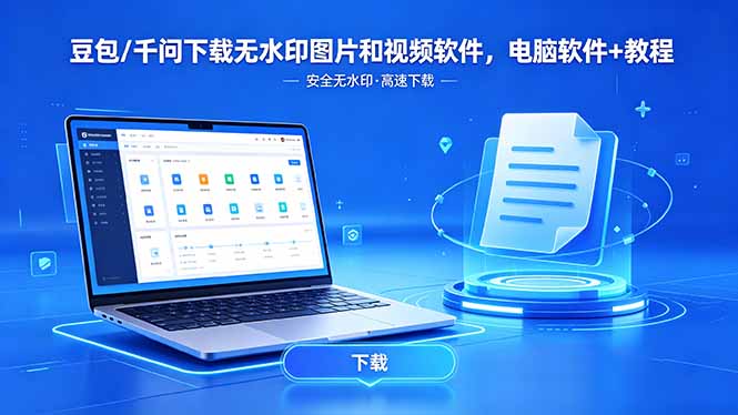 2025《无水印素材高效获取与变现攻略：电脑端实战教程》