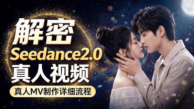 Seedance 2.0电影级真人 MV变现实操指南：提示词、运镜、粒子特效全流程拆解