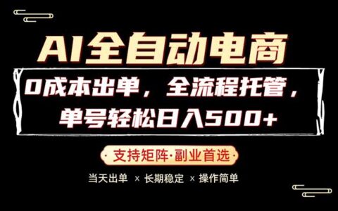 2025低成本变现：全流程托管盈利策略实操指南