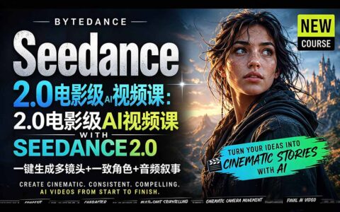 Seedance 2.0电影级AI视频变现教程：多镜头一致角色叙事实战指南