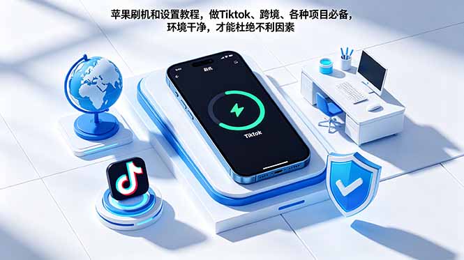苹果设备设置教程，适用于Tiktok、跨境及多种项目，确保环境安全避免风险