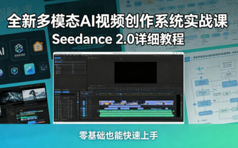 Seedance 2.0 AI视频创作系统变现实操指南：零基础快速上手实战课