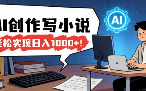 20252026年AI小说创作项目实操指南：高效变现策略