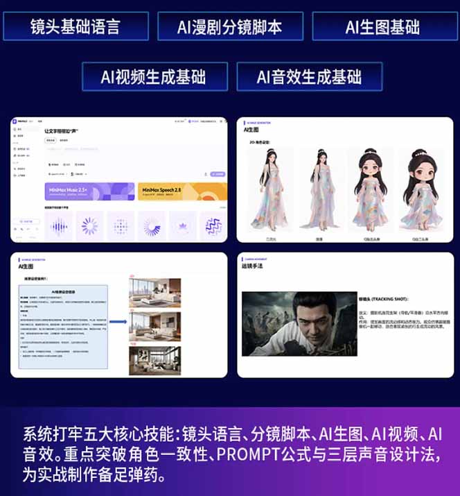 AI漫剧实战教程：巨日禄+豆包+即梦+可灵+Vidu+剪映：一套课掌握国产工具，低成本创作变现思路
