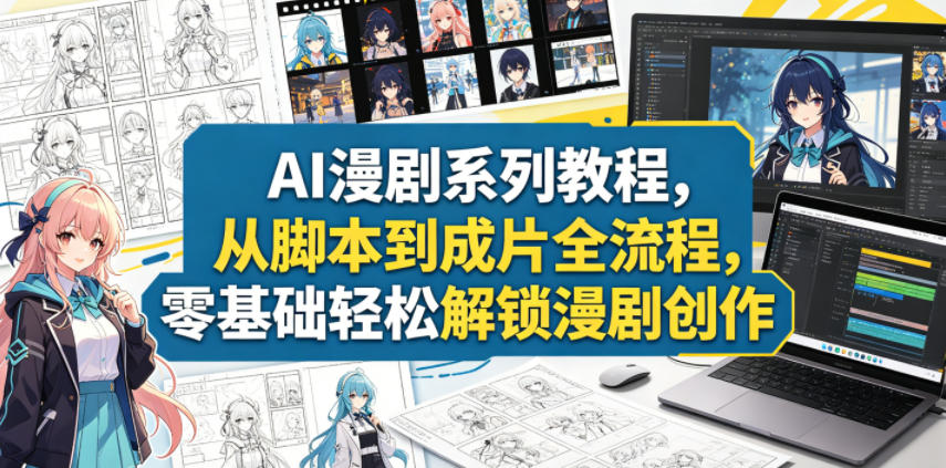 AI漫剧创作全流程教程：零基础掌握脚本到成片实战指南