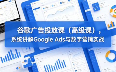 2026谷歌广告投放高级课：实战Google Ads、Semrush工具，电商获客与预算管理