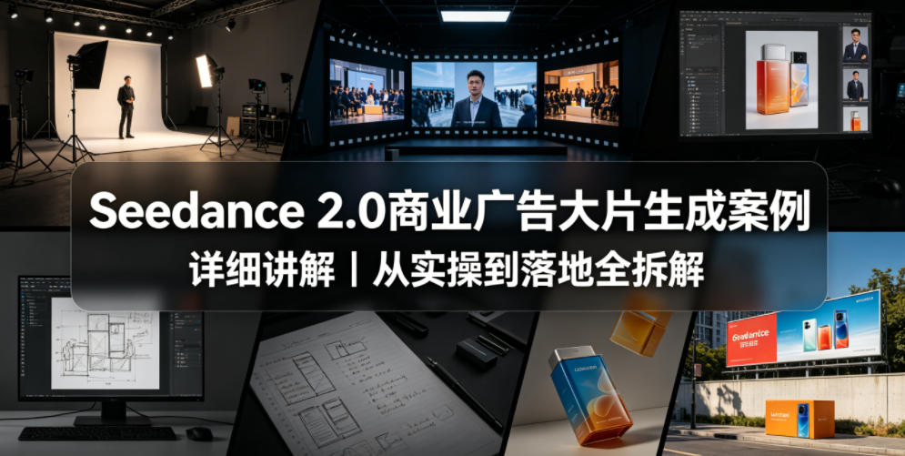 Seedance 2.0广告生成案例详细讲解｜从实操到落地全拆解