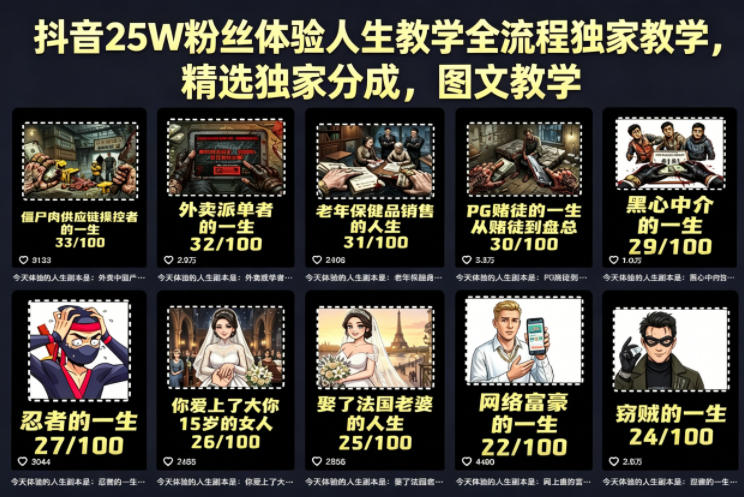 抖音25W粉丝变现实战：全流程图文教程与被动收入策略