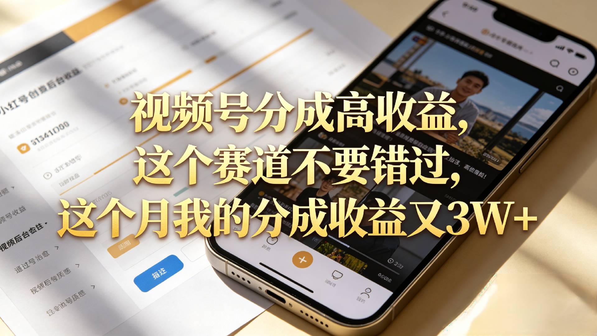 视频号分成计划新玩法，AI漫画小说教程变现1500方法