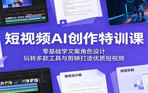 零基础学AI短视频创作：即梦小云雀剪映文案角色设计全攻略