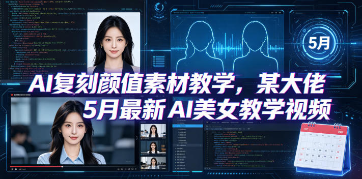 AI素材复刻变现教程：大佬5月最新AI内容创作课程，含4月好物实战案例
