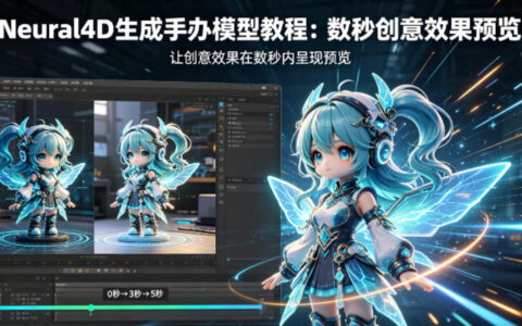 Neural4D手办模型生成教程：实测快速预览与创意变现实战
