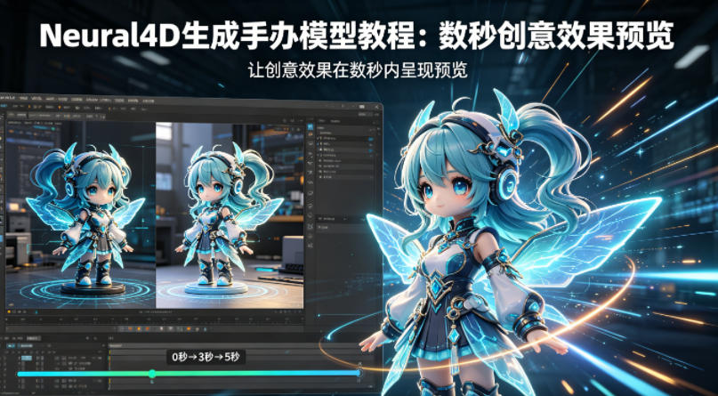 Neural4D手办模型生成教程：实测快速预览与创意变现实战